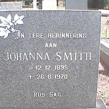 SMITH Johanna 1895-1970
