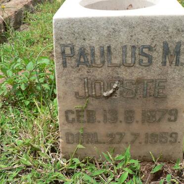 SNYMAN Johannes Petrus -1938 :: JOOSTE Paulus M. 1879-1959 :: JOOSTE Maria Magdelena 1884-1948