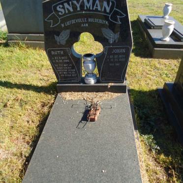 SNYMAN Johan &amp; Ruth