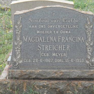 STREICHER Magdalena Francina nee MEYER 1867-1959