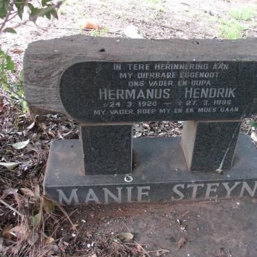 STEYN Hermanus Hendrik 1920-1996