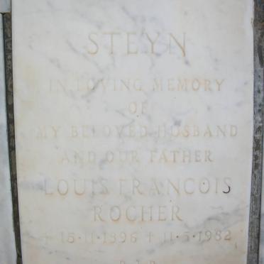 STEYN Louis Francois Rocher 1896-1982