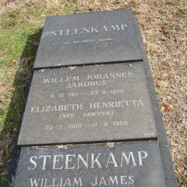 STEENKAMP Willem Johannes Jakobus 1911-1979 &amp; Elizabeth Henrietta SAWYER 1908-1989 :: STEENKAMP William James 1937-2004