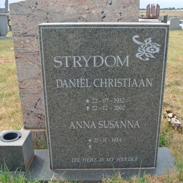 STRYDOM Daniël Christiaan 1932-2002 &amp; Anna Susanna 1934-