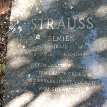 STRAUSS Elmien geb RAS 1955-1988