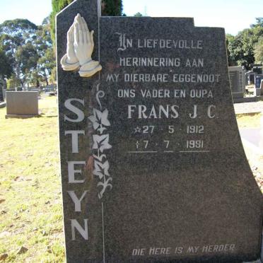 STEYN Frans J.C. 1912-1981