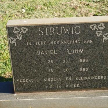 STRUWIG Daniel Louw 1898-1980
