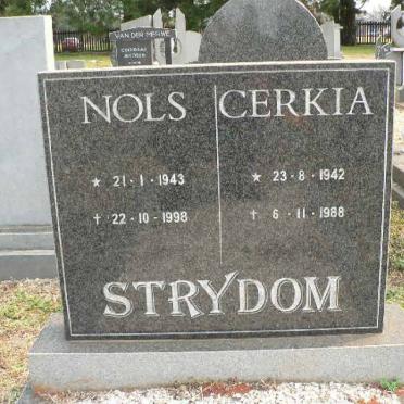 STRYDOM Nols 1943-1998 &amp; Cerkia 1942-1988