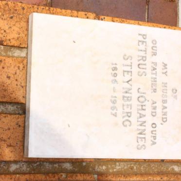 STEYNBERG Petrus Johannes 1896-1967