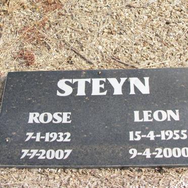 STEYN Leon 1955-2000 :: STEYN Rose 1932-2007