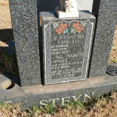 STEYN W.G. 1975-2003 &amp; Mariette 1977-