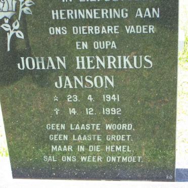 STEYN Johan Henrikus Jansen 1941-1992