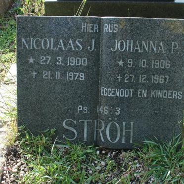 STROH Nicolaas J. 1900-1979 &amp; Johanna P. 1906-1967