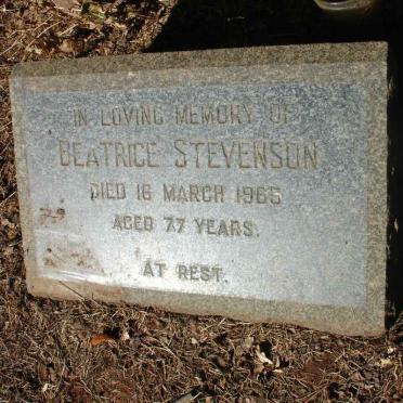 STEVENSON Beatrice -1965