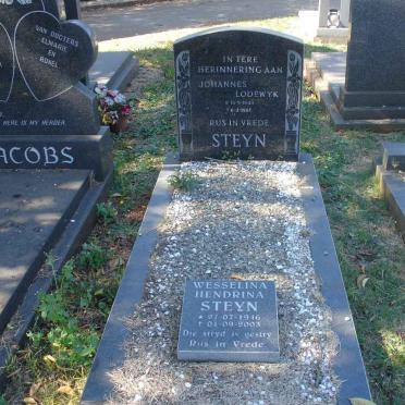 STEYN Johannes Lodewyk &amp; Wesselina Hendrina 1916-2003