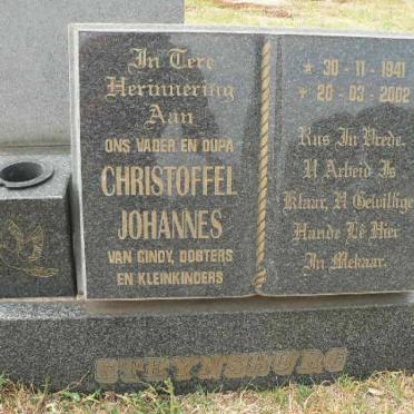 STEYNSBURG Christoffel Johannes 1941-2002