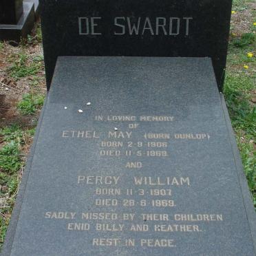 SWARDT Percy William, de 1907-1969 &amp; Ethel May DUNLOP 1906-1969
