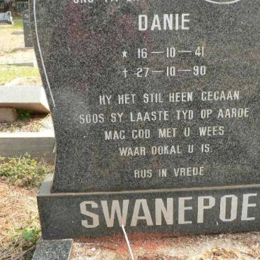 SWANEPOEL Daniel 1941-1990