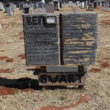 SWART Barend Louwrens 1947-2006
