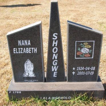 SHONGWE Nana Elizabeth 1924-2001
