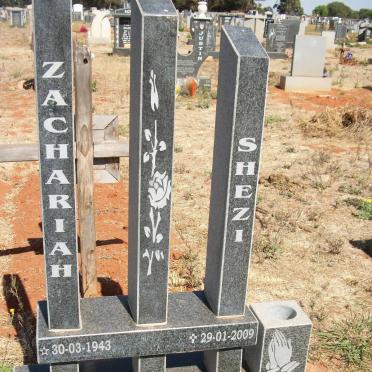 SHEZI Zachariah 1943-2009