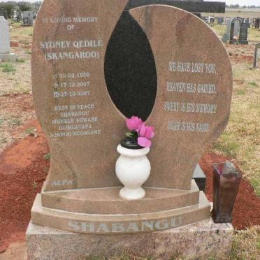 SHABANGU Sydney Qedile 1950-2007