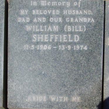 SHEFFIELD William 1906-1974