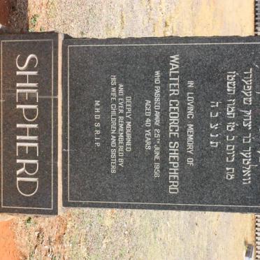 SHEPHERD Walter George -1956