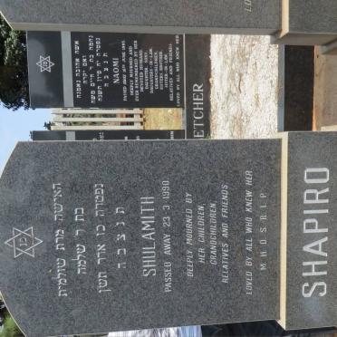 SHAPIRO Shulamith -1990