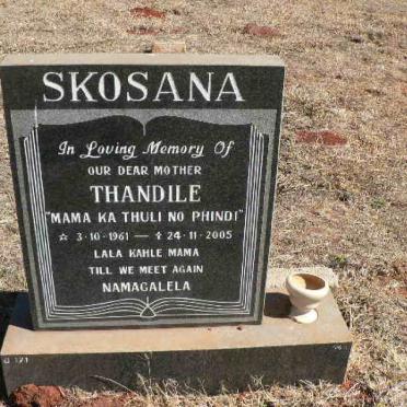 SKOSANA Thandile 1961-2005