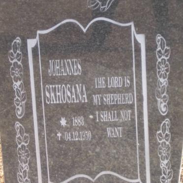 SKHOSANA Johannes 1883-1950