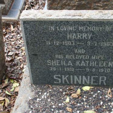 SKINNER Harry 1903-1963 &amp; Sheila Kathleen 1910-1970