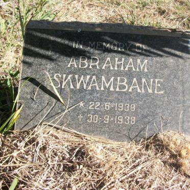 SKWAMBANE Abraham 1938-1938