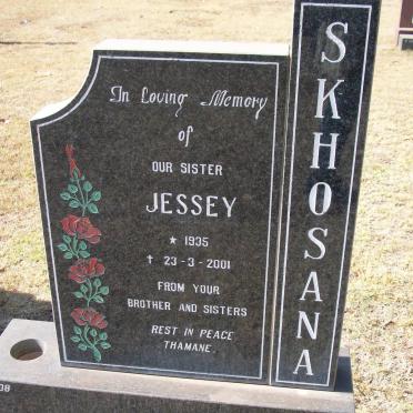 SKHOSANA Jessey 1935-2001