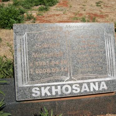 SKHOSANA Tigawan Belinah Nomonde 1981-2008