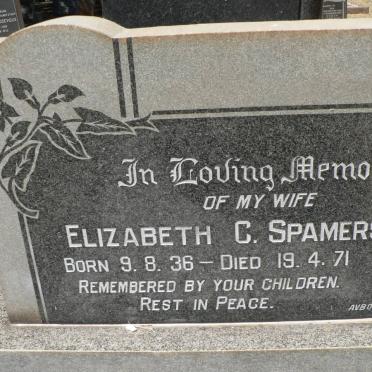 SPAMERS Elizabeth C. 1936-1971