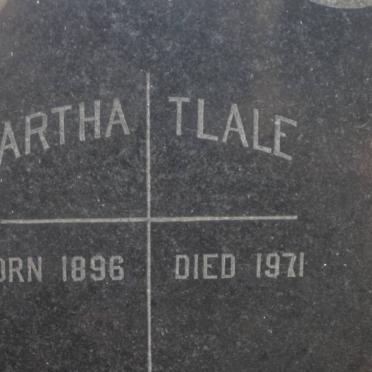 TLALE Martha 1896-1971