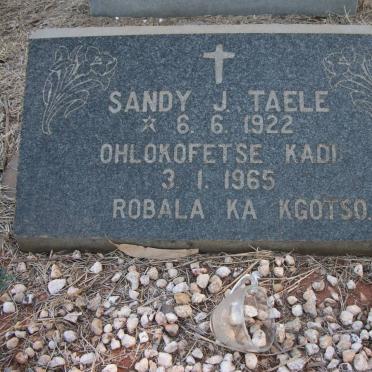 TAELE Sandy J. 1922-1965