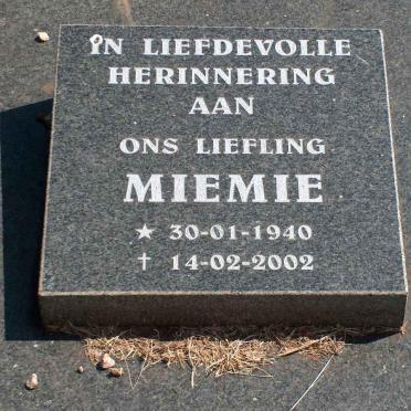 THEUNISSEN Miemie 1940-2002