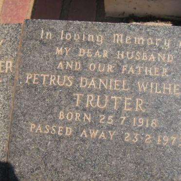 TRUTER Petrus Daniel Wilhelm 1918-1973