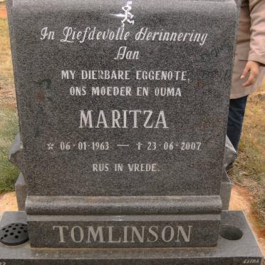 TOMLINSON Maritza 1963-2007