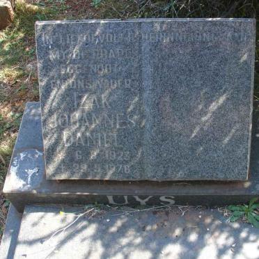 UYS Izak Johannes Daniel 1923-1976