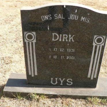 UYS Dirk 1931-2001