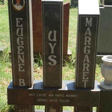 UYS Eugene Eugene B. 1973-1993? &amp; Margaret 1942-