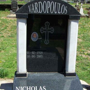 VARDOPOULOS Nicholas 1938-2003