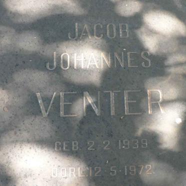 VENTER Jacob Johannes 1939-1972