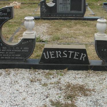 VERSTER Herculaas Albertus 1919-1995 &amp; Magrietha Wilhelmina 1924-1999