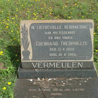 VERMEULEN Coenraad Theophillis 1920-1966