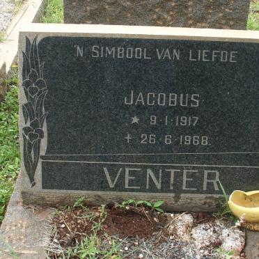 VENTER Jacobus 1917-1968