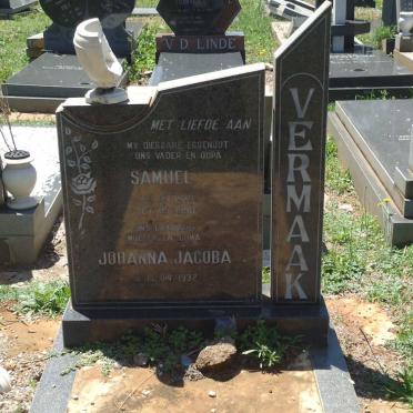 VERMAAK Samuel 1929-1990 &amp; Johanna Jacoba 1932-